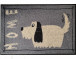 Придверный  коврик с дизайном Doggy Home 50x75см Kleen-Tex фото